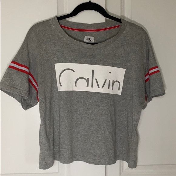 Calvin Klein crop tee - Picture 1 of 3